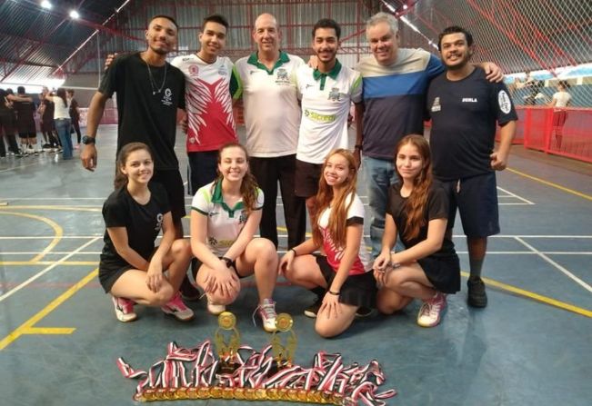 BADMINTON É CAMPEÃ DO 64° JOGOS REGIONAIS SUB 21 MASCULINO E FEMININO