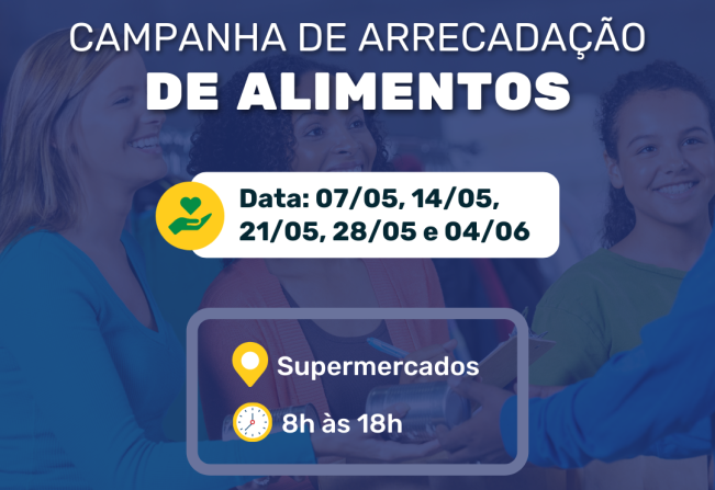 FUNDO SOCIAL LANÇA CAMPANHA DE ARRECADAÇÃO DE ALIMENTOS 2022 