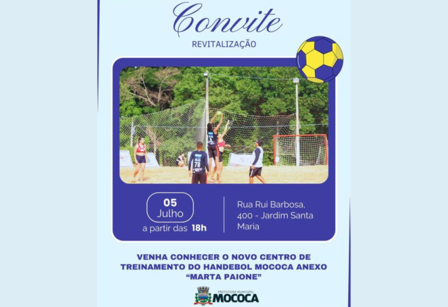 CONVITE - REVITALIZAÇÃO DO CENTRO DE TRINAMENTO DO HANDEBOL MOCOCA - ANEXO 