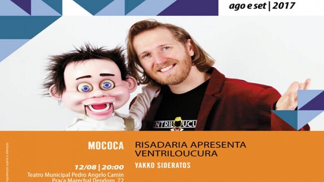 Neste sábado, dia 12, às 20h tem apresentação no Teatro Municipal de Mococa do 
