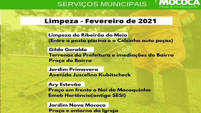 A Prefeitura através do Departamento de Serviços Municipais tem realizado desde o início do ano a revitalização de vários locais públicos do município.