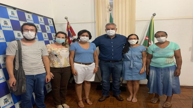 PREFEITO SE REUNE COM PRESIDENTES DOS CONSELHOS MUNICIPAIS DE MOCOCA.