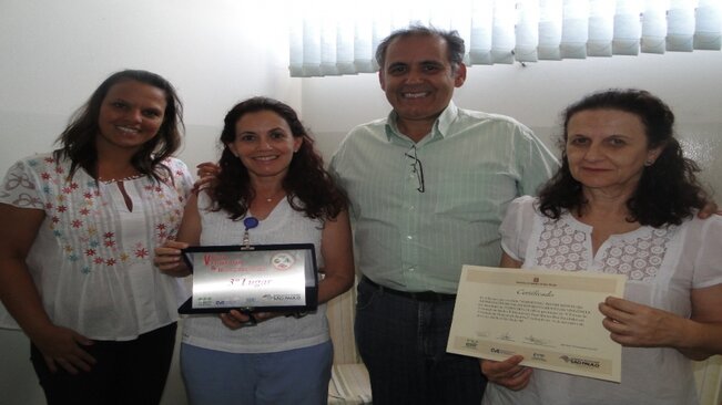 Departamento de Saúde recebe prêmio por projeto contra a violência