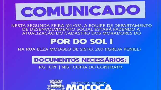 ATENÇÃO MORADORES DO BAIRRO POR DO SOL l >>