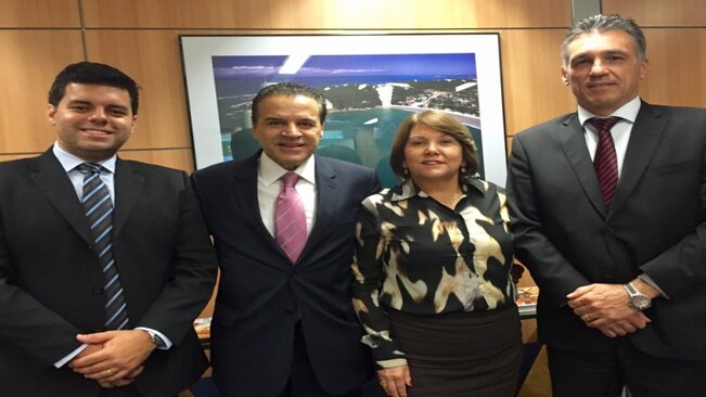 Maria Edna se reúne com ministros das Cidades e do Turismo