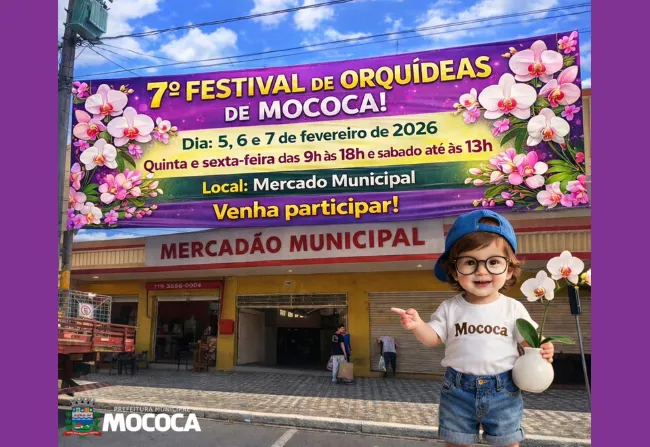 7º FESTIVAL DE ORQUÍDEAS DE MOCOCA