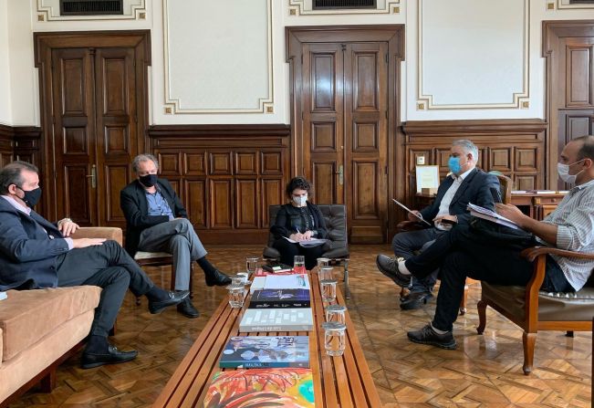 PREFEITO VISITA SECRETARIA ESTADUAL DE CULTURA