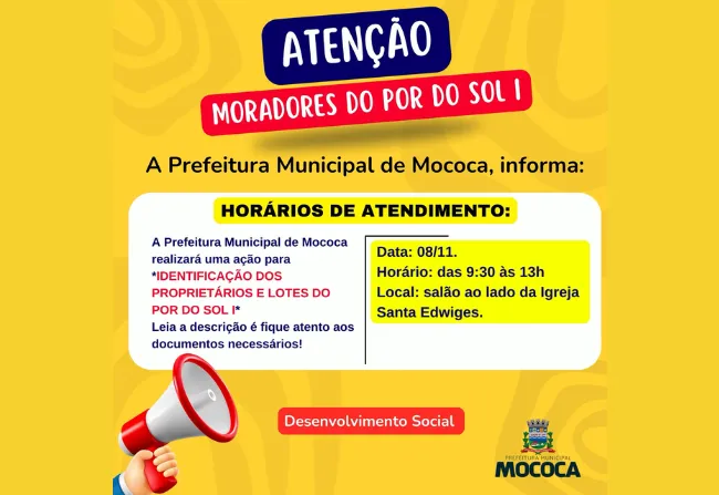 ATENÇÃO, MORADORES DO POR DO SOL I!!!