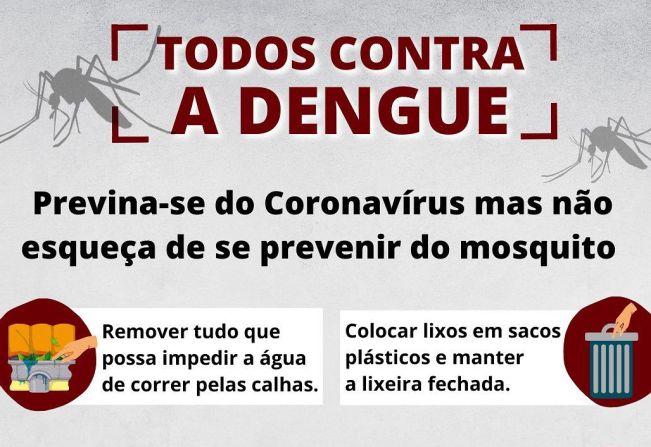 PREFEITURA ALERTA SOBRE CUIDADO COM A DENGUE