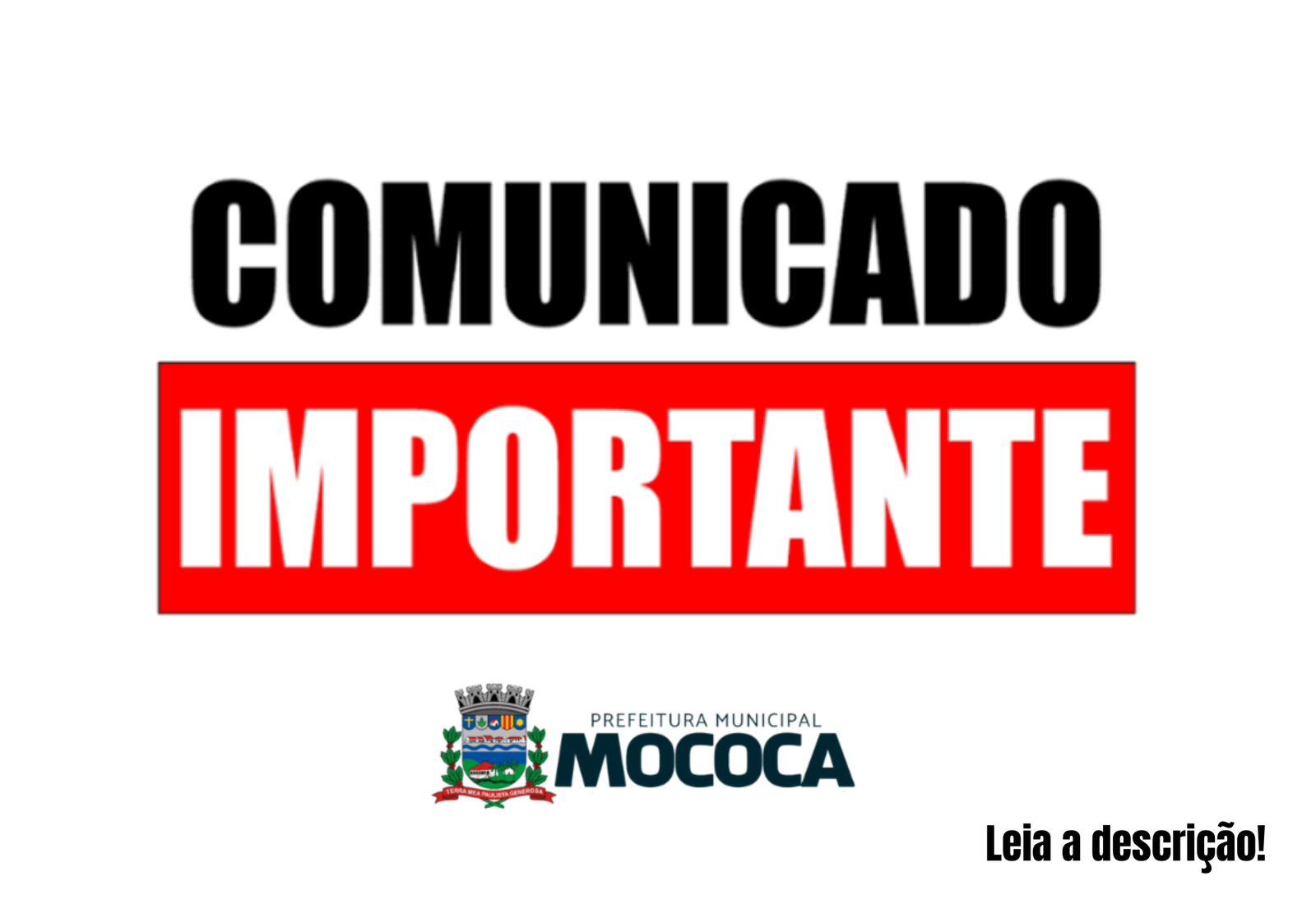 COMUNICADO IMPORTANTE!