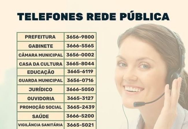 TELEFONES REDE PÚBLICA