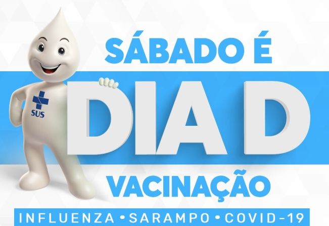 MOCOCA FARÁ “DIA D DE VACINAÇÃO” CONTRA GRIPE, SARAMPO E COVID-19 NESTE SÁBADO, 30
