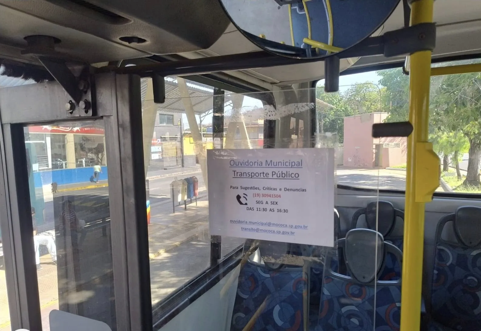 MAIS TRANSPARÊNCIA NO TRANSPORTE PÚBLICO DE MOCOCA