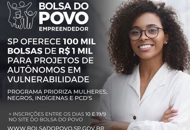 SP LANÇA BOLSA DO POVO EMPREENDEDOR