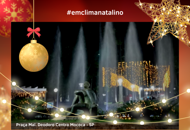 A Cidade está em clima de Natal!