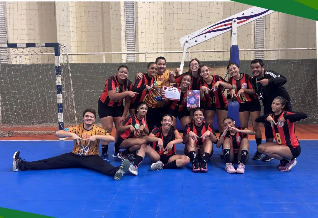 HANDEBOL ADULTO FEMININO VENCE MAIS UMA NA LIGA JANDAIA E SEGUE NA LIDERANÇA!