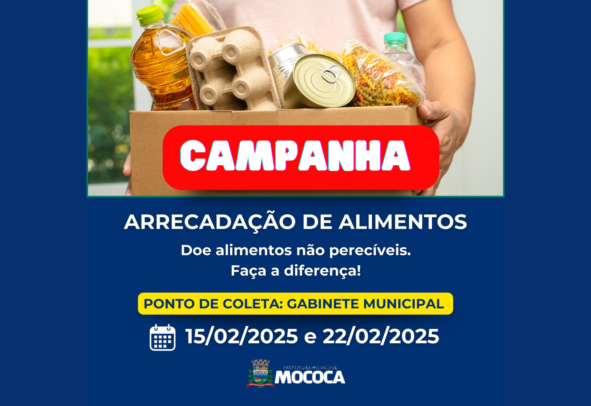 CAMPANHA DE ARRECADAÇÃO DE ALIMENTOS