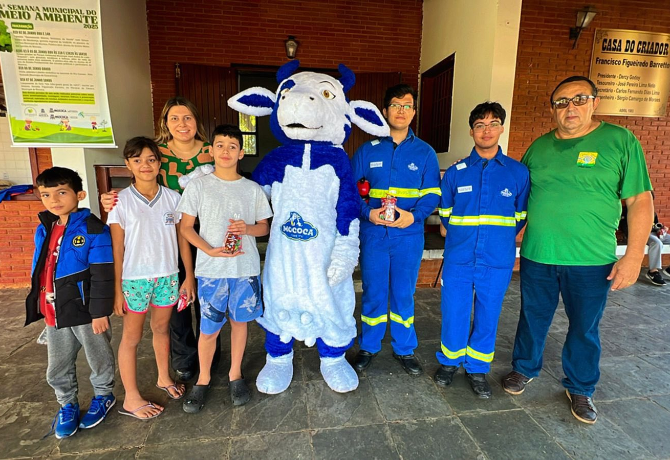 CRIANÇAS DE MOCOCA COMEMORAM O DIA MUNDIAL DO MEIO AMBIENTE 