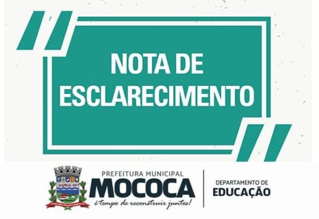 NOTA DE ESCLARECIMENTO