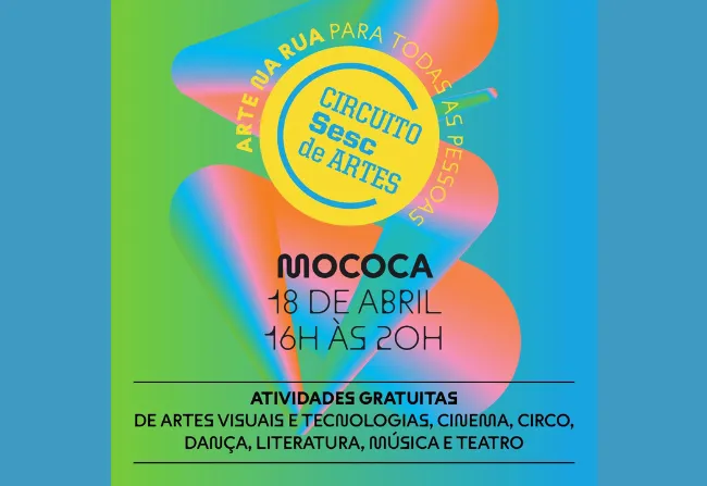 CIRCUITO SESC DE ARTES EM MOCOCA!