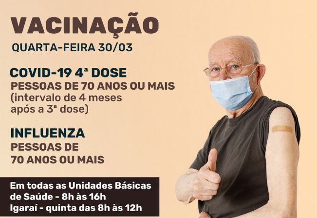 VACINAÇÃO – COVID-19 E INFLUENZA