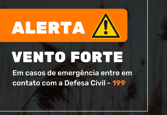 ALERTA DE VENTOS FORTES EM MOCOCA