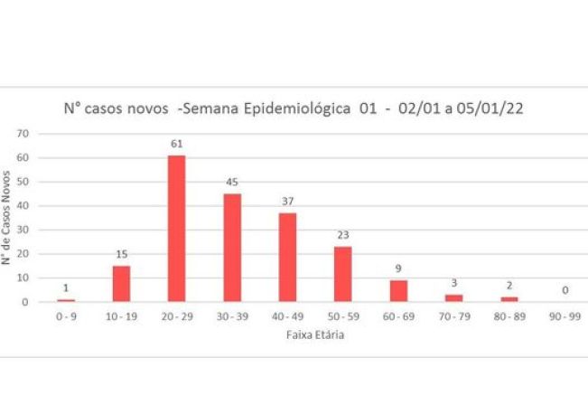 ESTATÍSTICA DE NOVOS CASOS DE COVID-19 – JANEIRO/2022