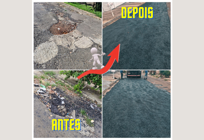 OPERAÇÃO TAPA BURACOS CONTINUA PELAS RUAS DE MOCOCA