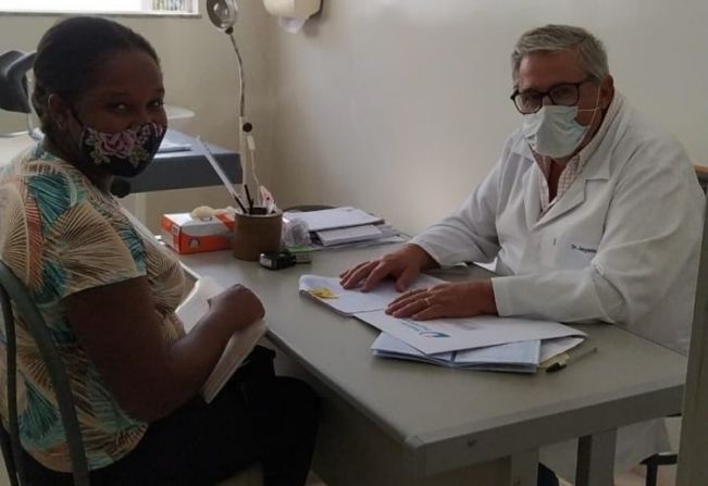  RETORNO DE MÉDICO GINECOLOGISTA EM SÃO BENEDITO.