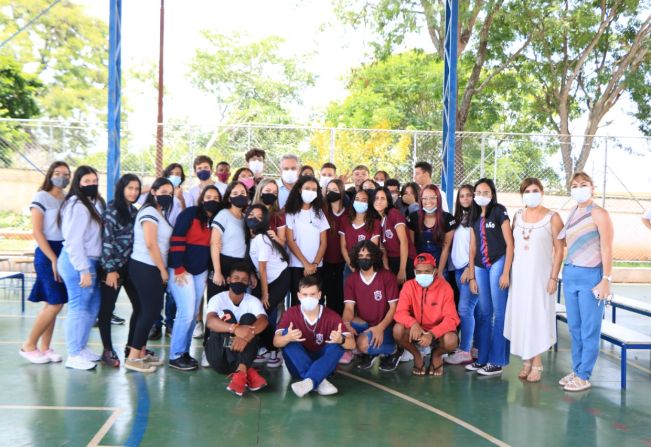 PREFEITO EDUARDO BARISON É CONVIDADO PARA PARTICIPAR DO “PROJETO DE VIDA” DA ESCOLA DRº CARLOS LIMA DIAS