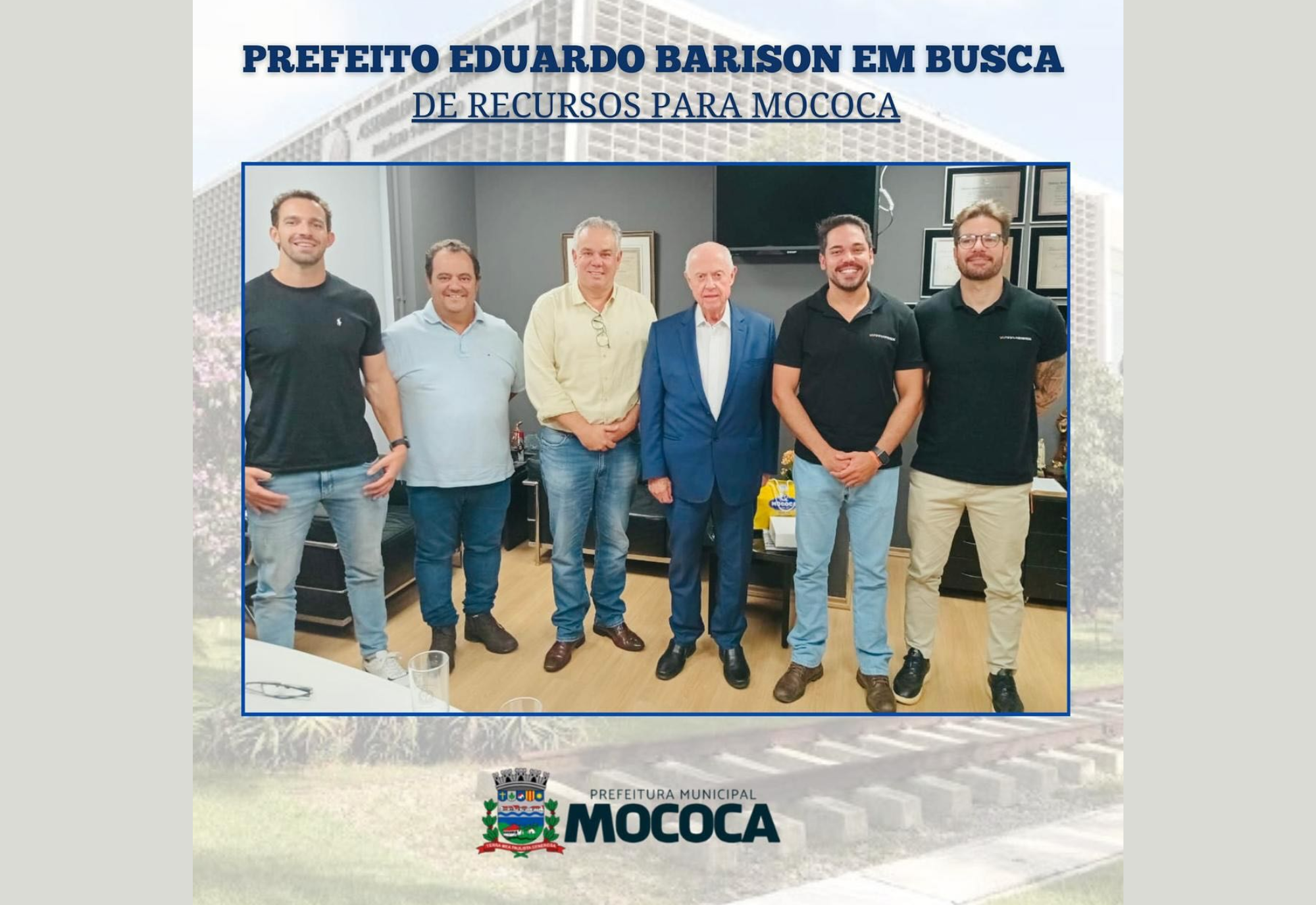 PREFEITO EDUARDO BARISON SE REÚNE COM O DEPUTADO BARROS MUNHOZ NA ASSEMBLEIA LEGISLATIVA DO ESTADO DE SÃO PAULO