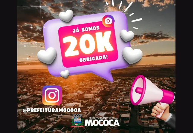  SOMOS 20 MIL SEGUIDORES NO INSTAGRAM! 