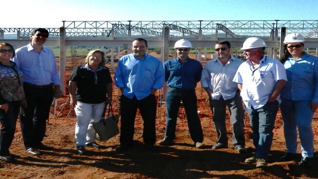 Prefeita Maria Edna e assessores visitam obras da Copromem