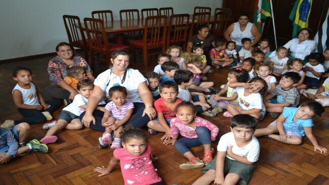 EMEB “Alcebíades Quilice” visita Gabinete da Prefeita