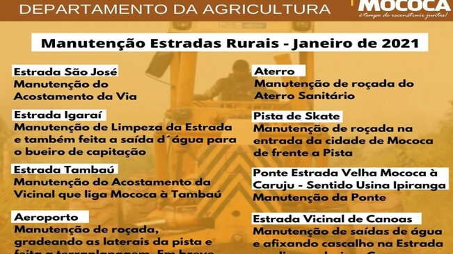 PRESTAÇÃO DE CONTAS – DEPARTAMENTO DA AGRICULTURA.